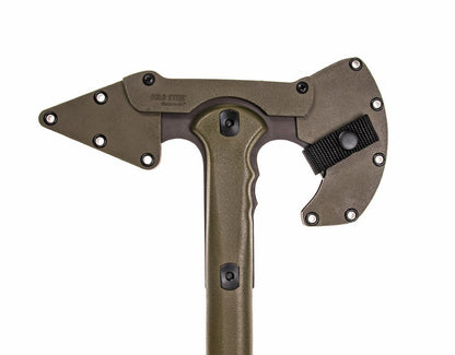 Cold Steel Trench Hawk Tomahawk, OD Green, Durable Secure-Ex Sheath #90PTHG