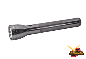 MAGLITE ML300L LED 3-Cell D Flashlight, Gray #ML300L-S3095