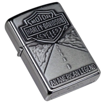 Zippo Harley-Davidson American Legend Emblem, Street Chrome Lighter #20229