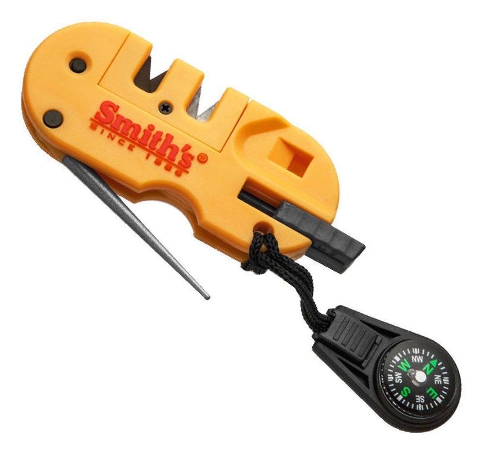 Smith's Abrasives Pocket Pal X2 Sharpener & Outdoor Survival Hunting Tool #50364
