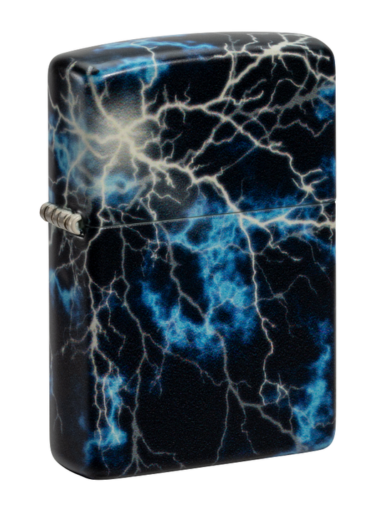 Zippo Thunderstorm Glow-in-the-Dark Green 540 Design Lighter #48610