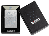Zippo Guy Harvey Shark Design, Street Chrome Lighter #48595