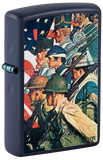 Zippo Norman Rockwell A Pictoral History of the US Army Lighter #48698