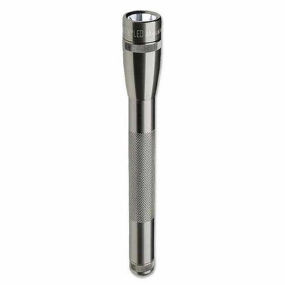 MAGLITE Mini, LED Flashlight, Adjustable Beam, 2 AA Batteries, Gray #SP22097