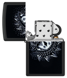 Zippo Dragon Eye Black Light Design, Black Matte Lighter #48608