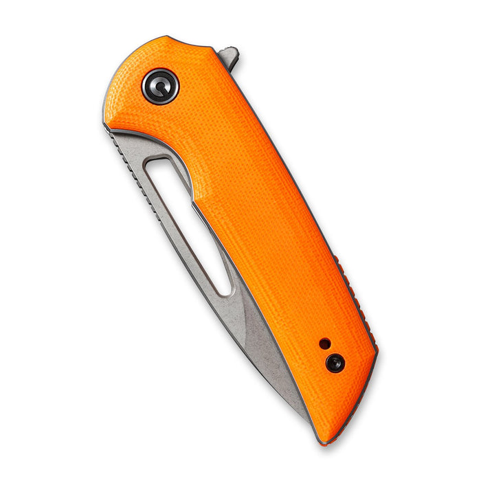 CIVIVI Odium, Orange G10 Handle, Stonewashed D2 Steel #C2010B