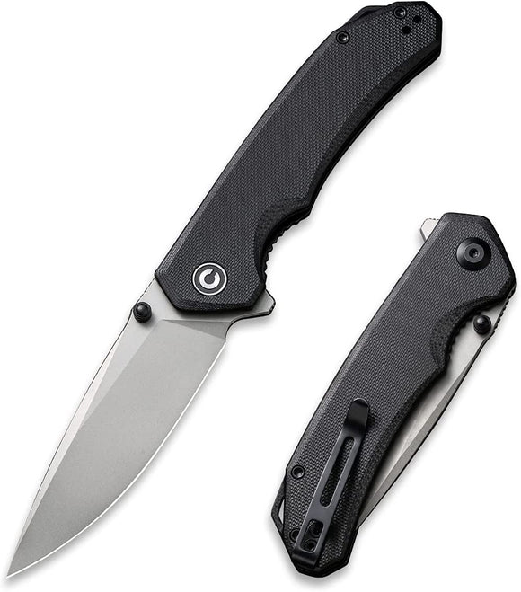 CIVIVI Brazen Knife, Black G10 Handle #C2102C