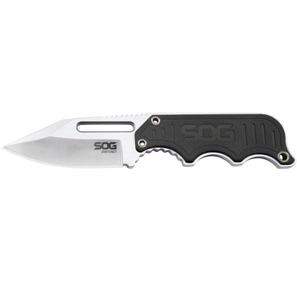 SOG Instinct Fixed Blade Knife, G10 Handle, Satin Finish #NB1012-CP