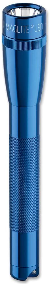 MAGLITE Mini Pro LED Flashlight, Blue, 332 Lumens, 2 Cell AA + Holster Included #SP2P11H
