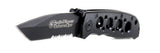 Smith & Wesson Extreme Ops Partially Serrated 3" Knife Aluminum Handle #CK5TBSCP