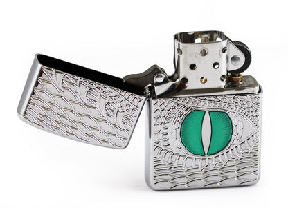 Zippo Dragon Eye Lighter, Armor, High Polish Chrome, Windproof #28807