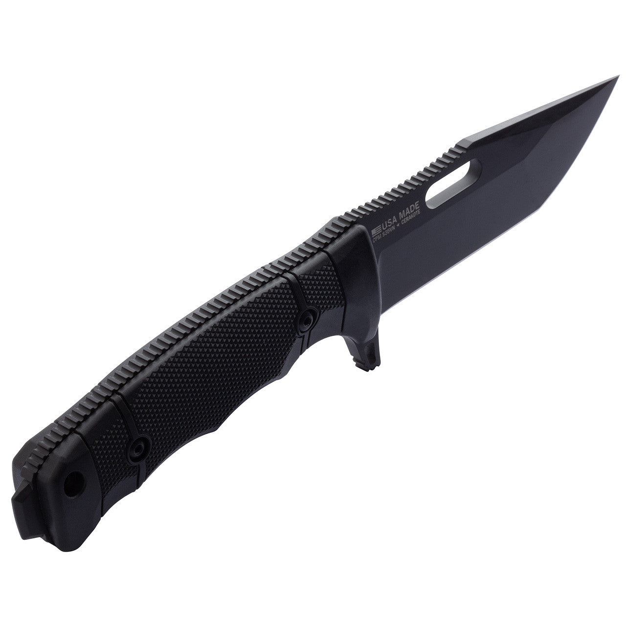 SOG Seal FX Fixed Blade Knife, Tanto Blade, Black #17-21-02-57