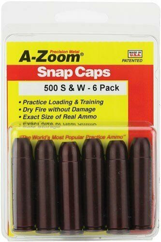 Lyman A-ZOOM 500 S&W MG SNAP CAP 6PK #16144