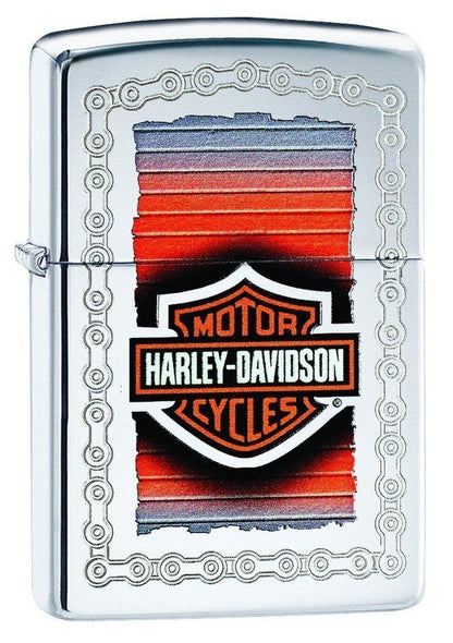 Zippo Harley-Davidson Chain Lustre High Polish Chrome #29559