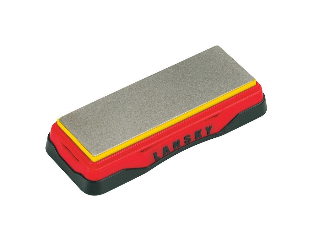 Lansky Diamond Bench Stone Extra Fine 1000 Grit, 6x2 inch Knife Sharpener #LDB6E