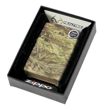 Zippo Realtree Camo Matte Finish, Wrap-Around Design, Genuine Lighter NEW #24072