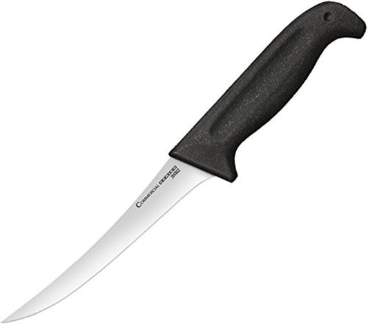 Cold Steel Stiff Curved Boning Knife, Commercial Series, 6" Blade #20VBCZ