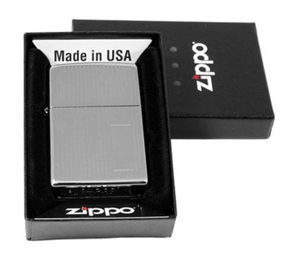 Zippo Engine Turned Lighter, High Polish Chrome #350