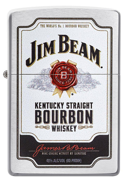 Zippo Jim Beam Kentucky Straight Bourbon Whiskey, Windproof Lighter #49325
