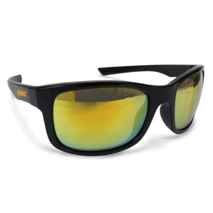 DeWalt Supervisor Safety Glasses, Black Frame Yellow Mirror Lens #DPG107-YD