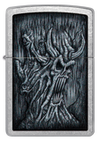 Zippo Horror Skull Tree, Street Chrome Lighter #48681