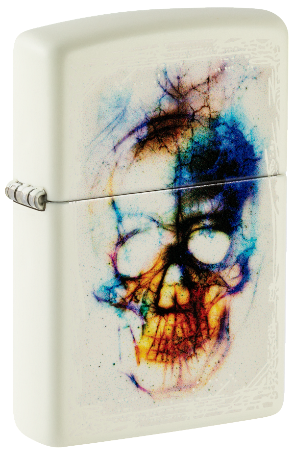 Zippo Smokey Skull Design, Glow-In-The-Dark Lighter #48563