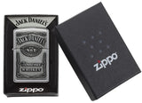 Zippo Jack Daniels Tennessee Whiskey Emblem, High Polish Chrome Lighter #250JD.427