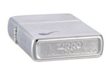 Zippo Pipe Lighter + Pipe Insert, Brushed Chrome Finish Genuine Windproof #200PL