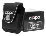 Zippo Belt Loop Black Leather Pouch For Zippo Lighters #LPLBK