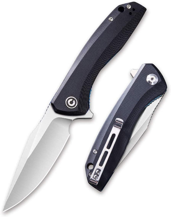 CIVIVI Baklash Knife, Black G10 Handle #C801C