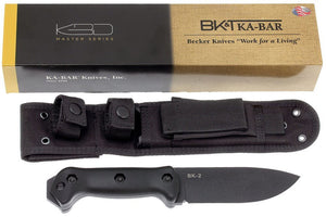 Ka-Bar Becker 22 Companion Fixed Blade Knife, Heavy-Duty Sheath #BK22