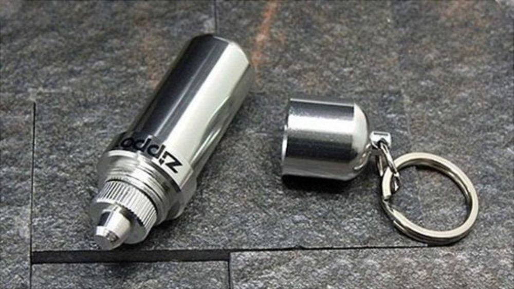 Zippo Power Kit Portachiavi - Bombola Carburante In Alluminio, Per Accendini E Scaldamani, Argento - Foto 6