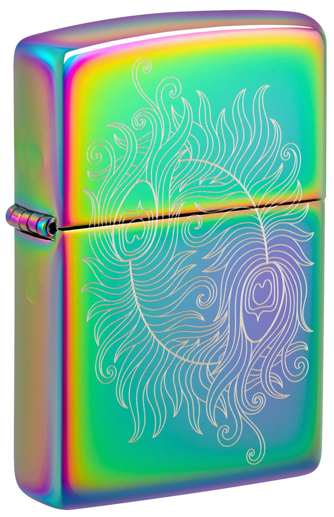 Zippo Spiritual Design, Laser Engraved, Multi Color Lighter #48390