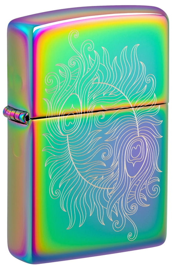 Zippo Spiritual Design, Laser Engraved, Multi Color Lighter #48390