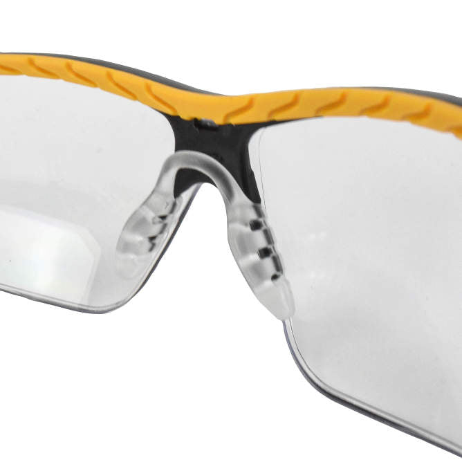 DeWalt DPG55 DC Safety Glasses, Black Frame Clear Lens, Adjustable #DPG55-1D