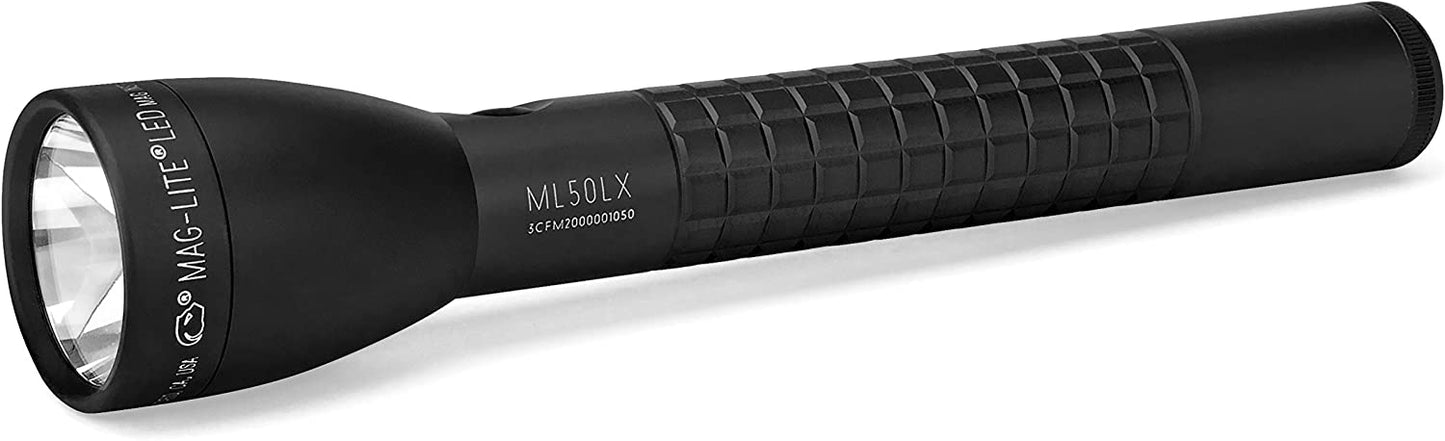 Maglite ML50LX LED 3-Cell C Flashlight, Black #ML50LX-S3CC6L