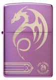 Zippo Anne Stokes Dragon Design, High Polish Purple Lighter #48574