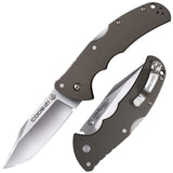 Cold Steel Code 4 Folding Knife, 3.5" Satin Plain Blade #58PC