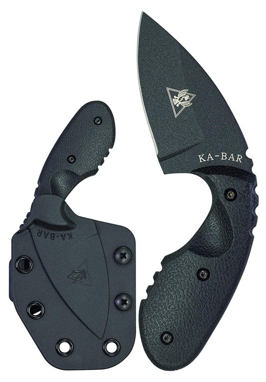 Ka-Bar TDI Investigator Ambidextrous Knife, AUS 8A Steel + Hard Sheath NEW #1493