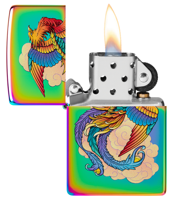 Zippo Mythical Phoenix Design, Multi Color Lighter #48607