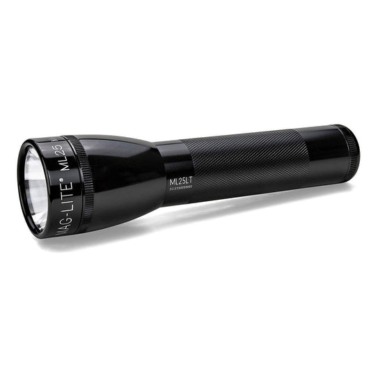 MAGLITE ML25LT, LED Flashlight, 2 Cell C Flashlight, Black #ML25LT-S2016