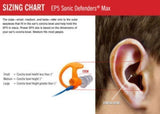 SureFire EarPro Sonic Defenders Max, Orange, Medium #EP5-OR-MPR