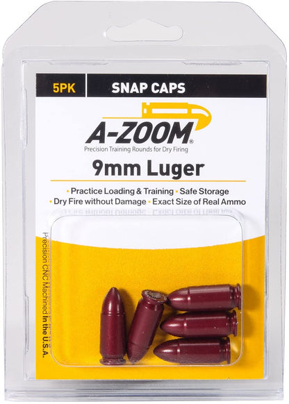 Lyman A-ZOOM 9mm Luger Snap Cap 5 pack #15116