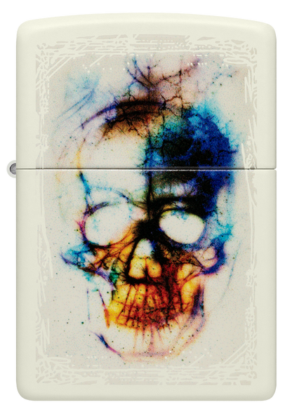 Zippo Smokey Skull Design, Glow-In-The-Dark Lighter #48563