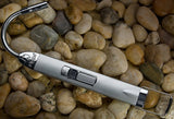 Zippo Silver, Flex Neck Utility Lighter, Dual Flame, Wind Resist, Filled #121340