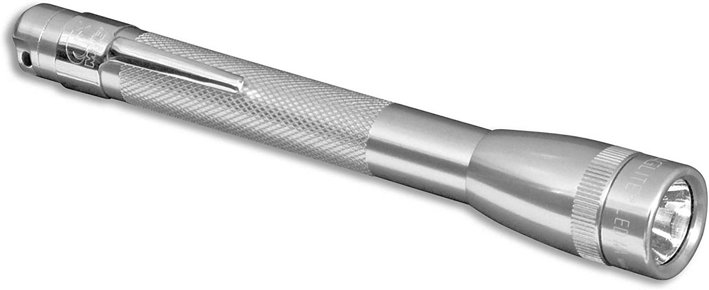 MAGLITE Mini Maglite LED 2AAA Flashlight, Silver #SP32106