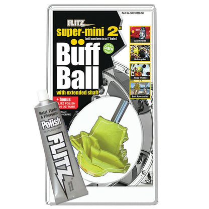 Flitz Super Mini Buff Ball + BONUS Flitz 50g Metal Polish #SM10250