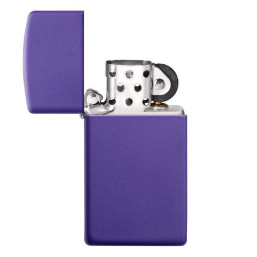 Zippo Slim Purple Matte Finish, Windproof Lighter #1637