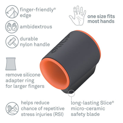 Slice Finger Friendly Blades Safety Cutter Ring #10583
