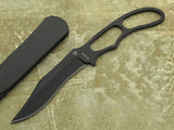 KA-BAR Zombie Acheron Skeleton Knife + Black Glass Filled Sheath #5699BP